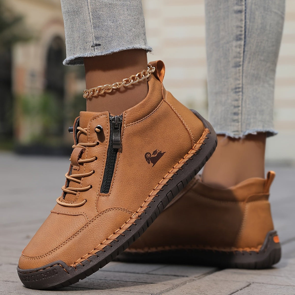 Nadine | Zip Front Comfort Sneakers
