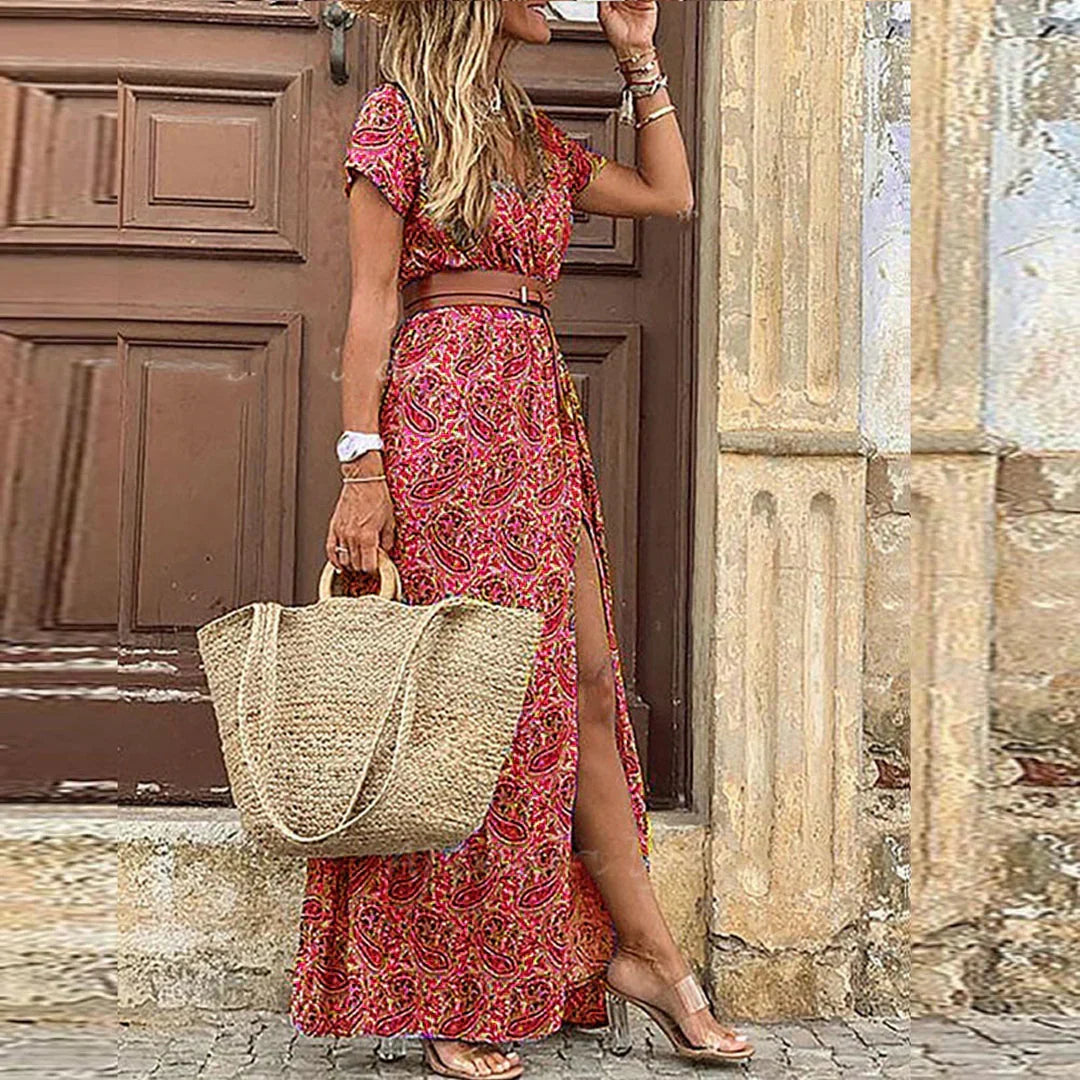 Nadessa | Elegant Flowy Maxi Dress